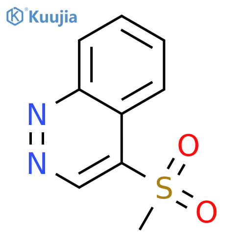 Cinnoline,4-(methylsulfonyl)- structure