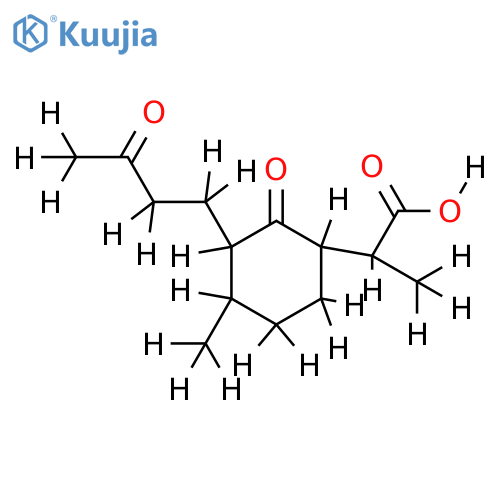 (aR,1S,3S,4R)-a,4-Dimethyl-2-oxo-3-(3-oxobutyl)-cyclohexaneacetic Acid structure
