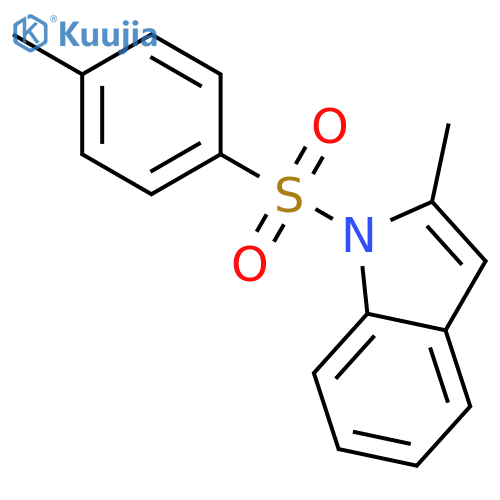 1H-Indole, 2-methyl-1-[(4-methylphenyl)sulfonyl]- structure