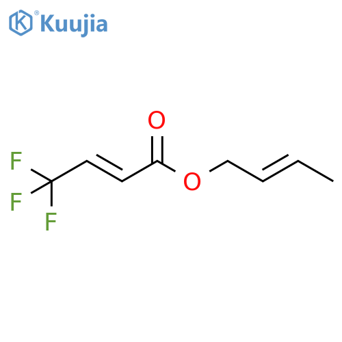 2-Butenoic acid, 4,4,4-trifluoro-, (2E)-2-butenyl ester, (2E)- structure