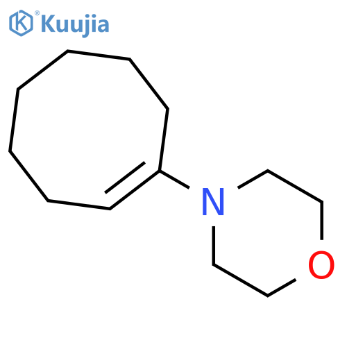 Morpholine,4-(1-cycloocten-1-yl)- structure