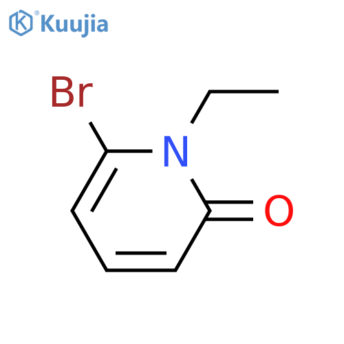 2(1H)-Pyridinone, 6-bromo-1-ethyl- structure