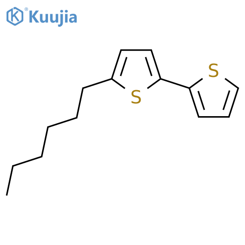5-Hexyl-2,2'-bithiophene structure
