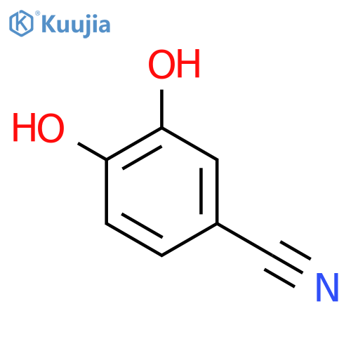 3,4-Dihydroxybenzonitrile structure
