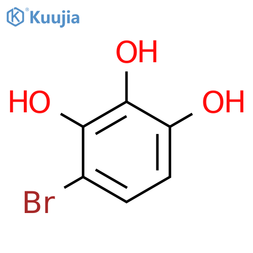 4-bromobenzene-1,2,3-triol structure