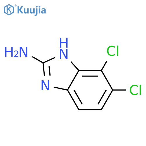 1H-Benzimidazol-2-amine, 4,5-dichloro- structure