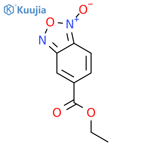 5-(Ethoxycarbonyl)benzo[c][1,2,5]oxadiazole 1-oxide structure
