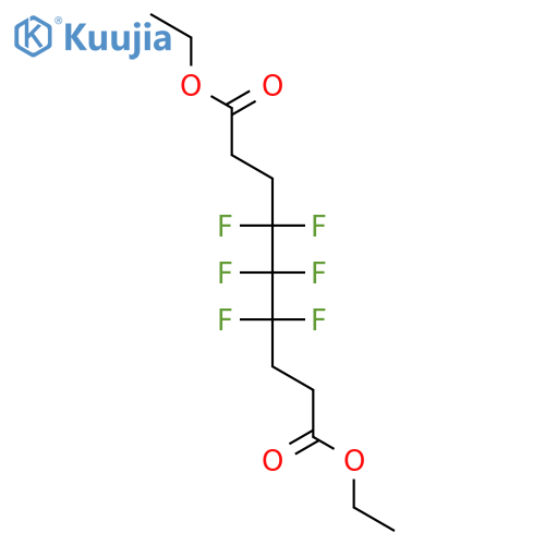 nonanedioic acid, 4,4,5,5,6,6-hexafluoro-, diethyl ester structure