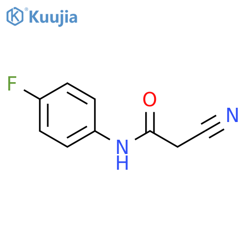 2-Cyano-N-(4-fluorophenyl)acetamide structure