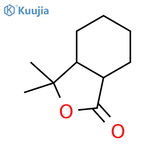 1(3H)-Isobenzofuranone,hexahydro-3,3-dimethyl-, (3aR,7aS)-rel- structure
