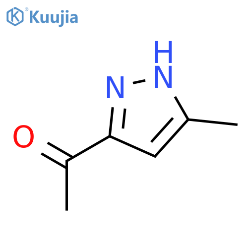 1-(5-Methyl-1H-pyrazol-3-yl)ethanone structure