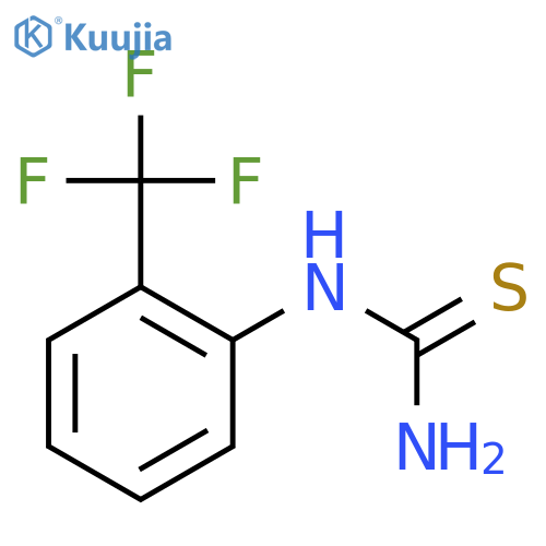 [2-(trifluoromethyl)phenyl]thiourea structure