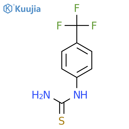 [4-(trifluoromethyl)phenyl]thiourea structure