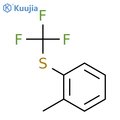 Benzene,1-methyl-2-[(trifluoromethyl)thio]- structure