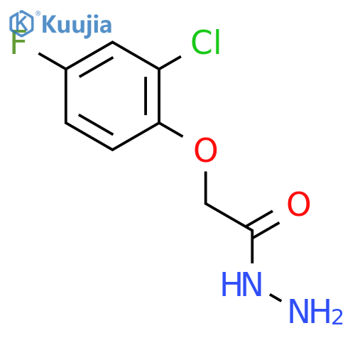 2-(2-Chloro-4-fluorophenoxy)acetohydrazide structure