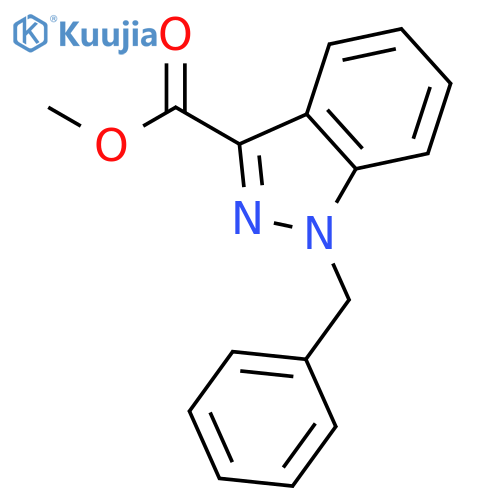 methyl 1-benzyl-1H-indazole-3-carboxylate structure
