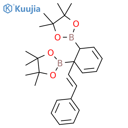 CIS-1,2-BIS(4,4,5,5-TETRAMETHYL-1,3,2-DIOXABOROLAN-2-YL)STILBENE structure
