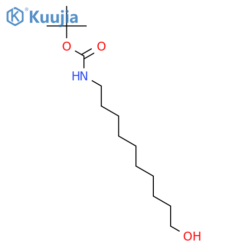 10-(T-BOC-AMINO)-1-DECANOL structure