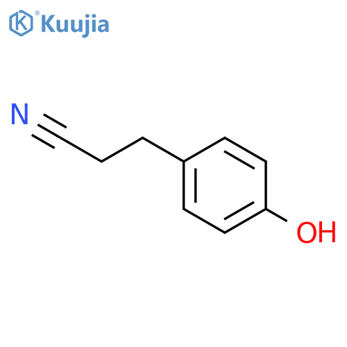 3-(4-Hydroxyphenyl)propionitrile structure