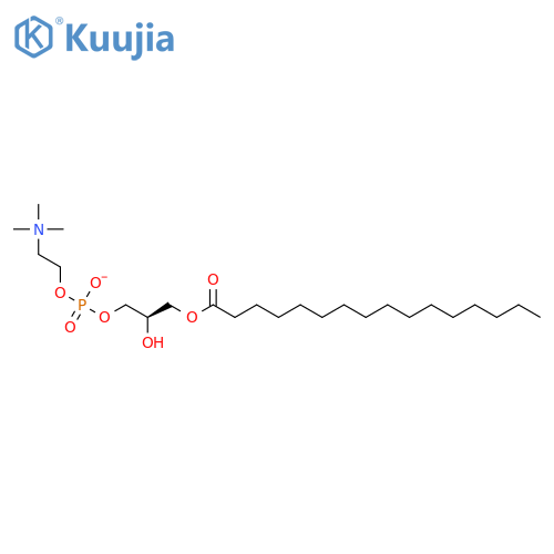 1-Palmitoyl-sn-glycero-3-phosphocholine structure