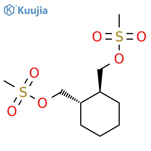 (1S,2S)-1,2-Bis(MethanesulfonyloxyMethyl)cyclohexane structure