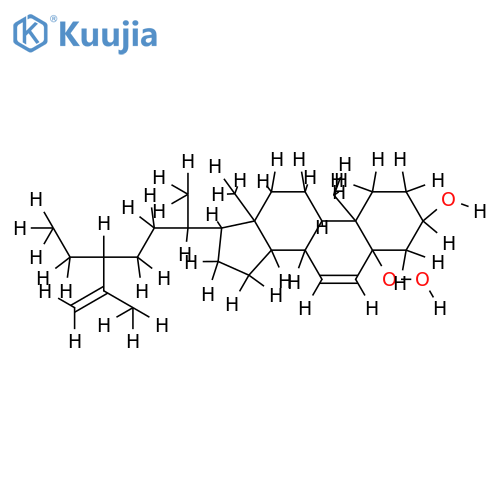 (3β, 5α, 24S)-form-5-Hydroperoxystigmasta-6, 25-dien-3-ol structure