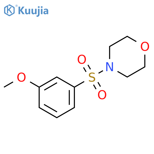 4-(3-methoxybenzenesulfonyl)morpholine structure