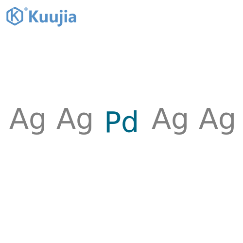 Palladium, compd. with silver (1:4) structure