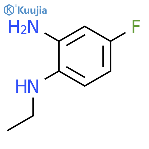 1-N-Ethyl-4-fluorobenzene-1,2-diamine structure