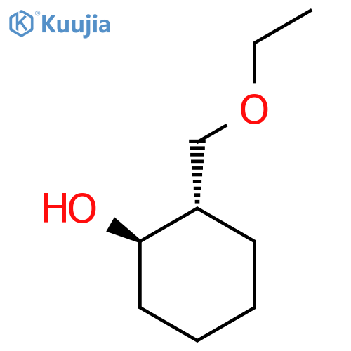 rac-(1R,2S)-2-(ethoxymethyl)cyclohexan-1-ol structure