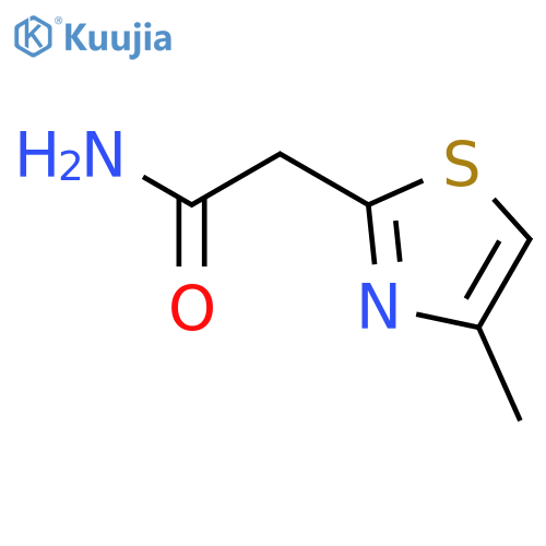 2-(4-methyl-1,3-thiazol-2-yl)acetamide structure