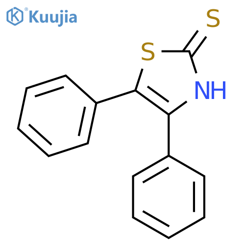 4,5-Diphenyl-2-mercaptothiazole structure