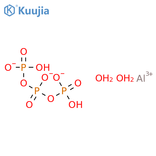 Triphosphoric acid,aluminum salt, hydrate (1:1:2) structure