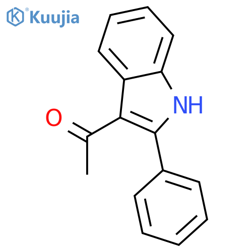 1-(2-phenyl-1H-indol-3-yl)ethan-1-one structure
