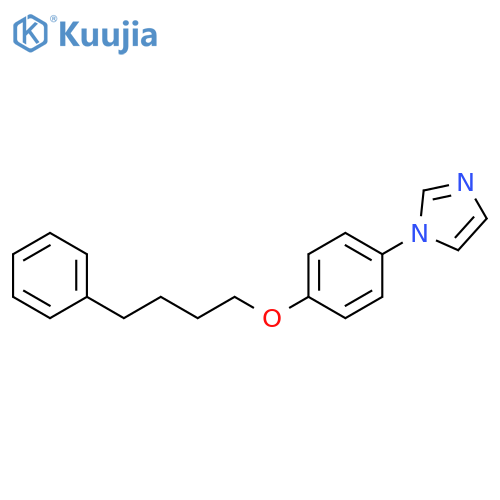 1H-Imidazole, 1-[4-(4-phenylbutoxy)phenyl]- structure