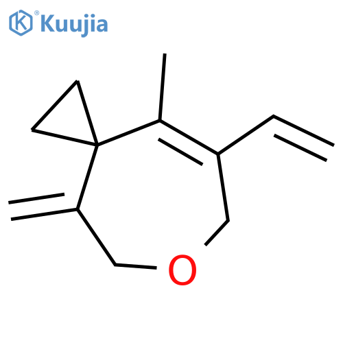 6-OXASPIRO[2.6]NON-8-ENE, 8-ETHENYL-9-METHYL-4-METHYLENE- structure
