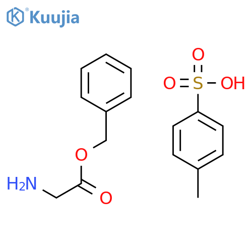 4-methylbenzene-1-sulfonic acid; benzyl 2-aminoacetate structure