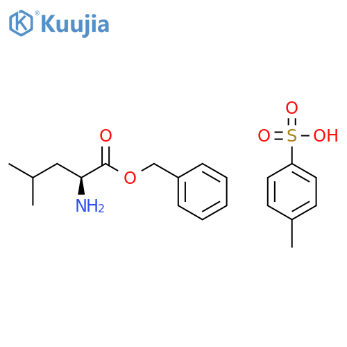 L-Leucine benzyl ester p-toluenesulfonate structure