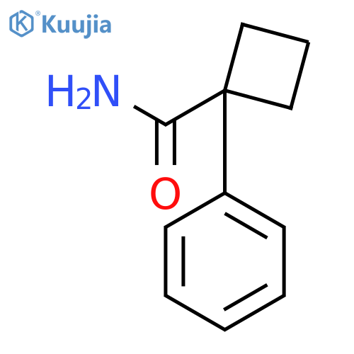 1-Phenylcyclobutanecarboxamide structure