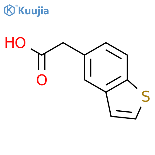Benzobthiophene-5-acetic Acid structure