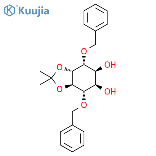 5,6-O-Isopropylidene-1,4-bis-O-(phenylmethyl)-DL-myo-Inositol structure