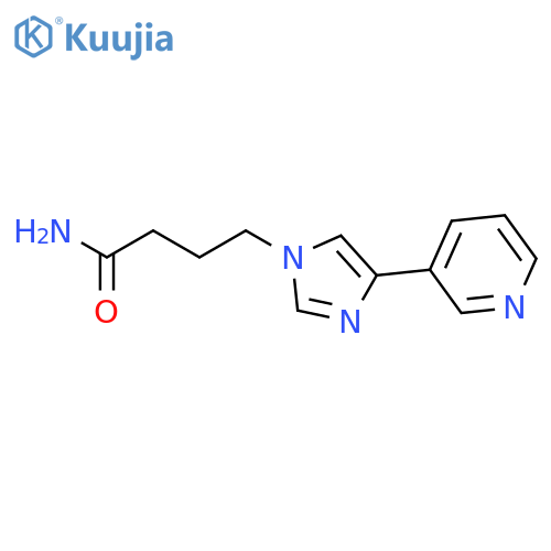2-4-4-(3-Pyridinyl)-1H-imidazol-1-ylbutyl-1H-isoindole-1,3(2H)-dione structure