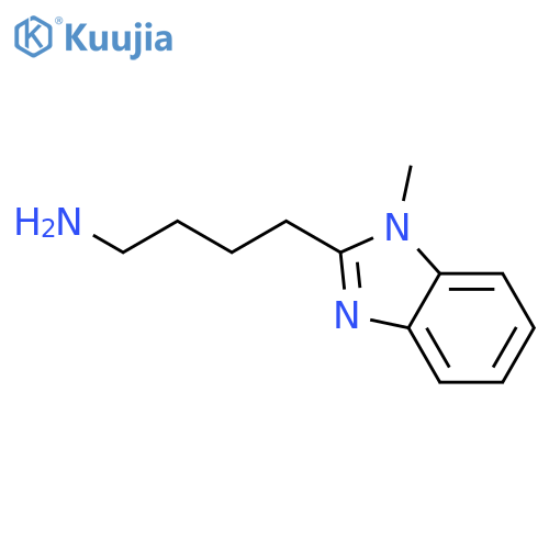 1H-Benzimidazole-2-butanamine, 1-methyl- structure