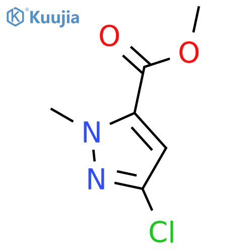 Methyl 3-chloro-1-methyl-1H-pyrazole-5-carboxylate structure