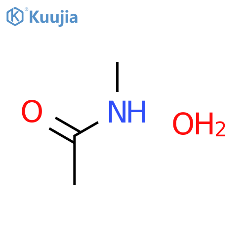 Acetamide, N-methyl-, monohydrate structure