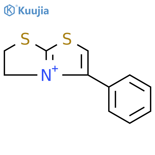 Thiazolo[2,3-b]thiazolium, 2,3-dihydro-5-phenyl- structure