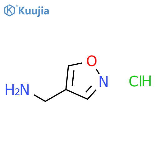 (1,2-oxazol-4-yl)methanamine hydrochloride structure