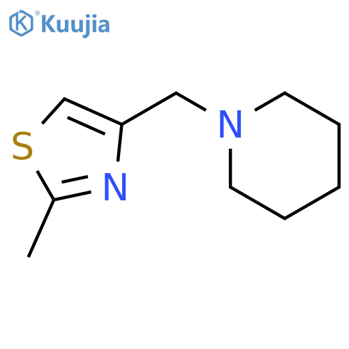 1-(2-methyl-1,3-thiazol-4-yl)methylpiperidine structure