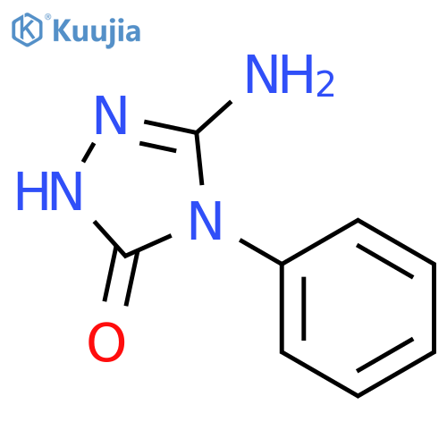 5-amino-4-phenyl-2H-1,2,4-triazol-3(4H)-one structure