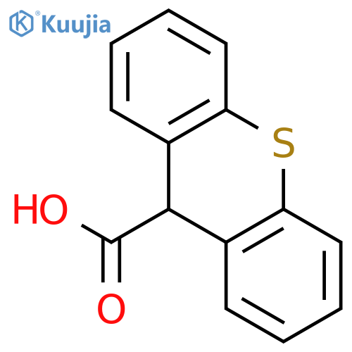 9H-Thioxanthene-9-carboxylic acid structure